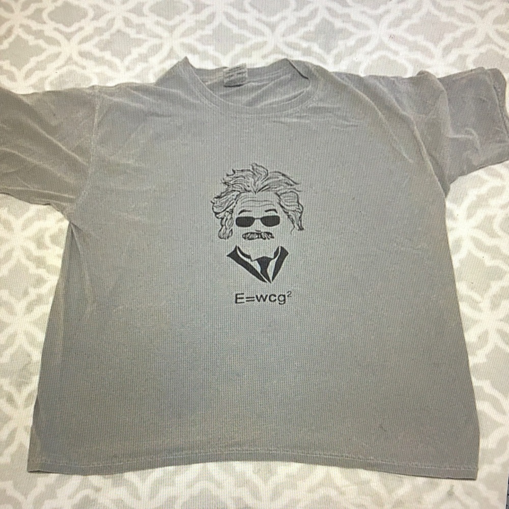 Comfort Colors Gray Einstein Tee